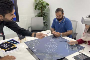 Vr team building game