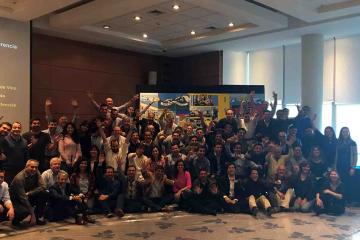 artistic team building activity catalyst chile