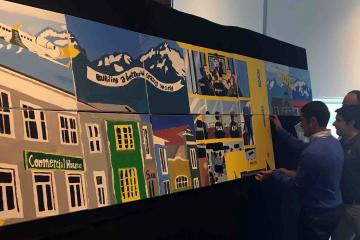 artistic team building activity catalyst chile