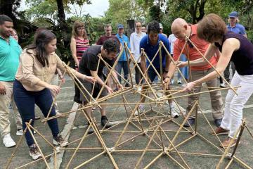 creative and collaborative team building activity