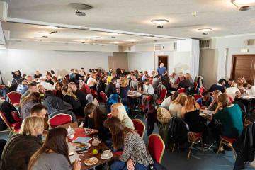 teams having fun playing impact