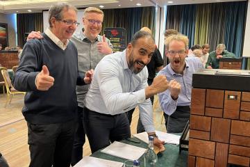 creative team building challenge