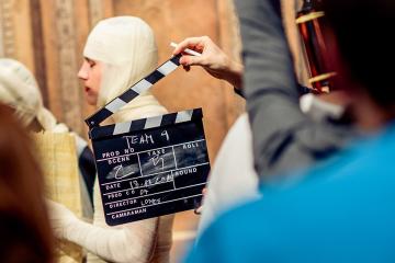 Blockbusters artistic team building activity