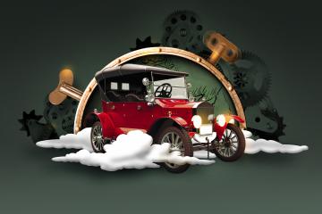 Race Around the World car