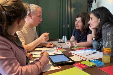 interactive AI team building challenge