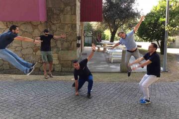 go team interactive outdoor fun activity team building Portugal