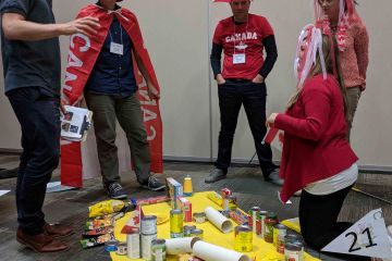 hole in one charity team building activity