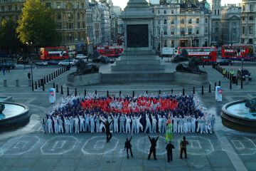 corporate body building teamwork activity