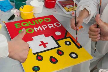 creative artistic team building  challenge