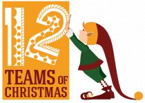 twelve teams of christmas logo