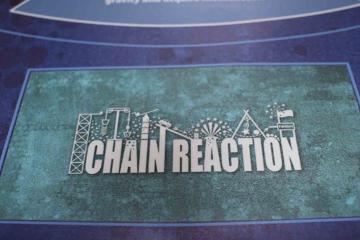 Chain reaction team building activity indonesia