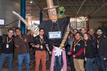 fun creative team building challenge