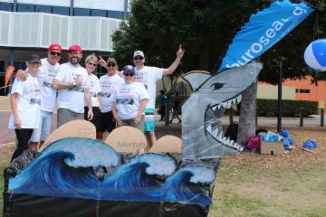 flat out afloat fun team building challenge