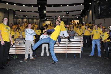 fan chants football team building activity