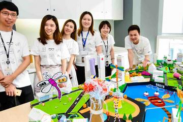 city build creative team building activity catalyst china