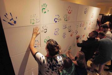 Corporate painting activity