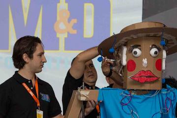 fun creative team building challenge