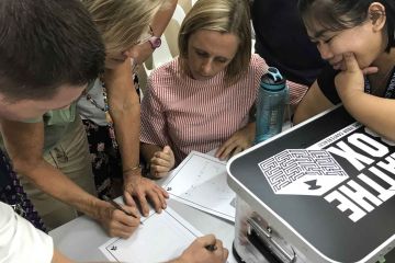 beat the box team building activity