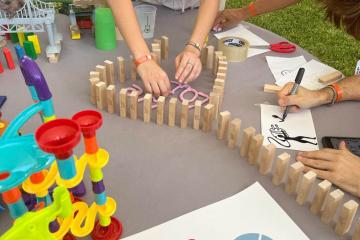 chain reaction team building activity