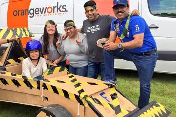 Flat Out Formula 1 team building activity