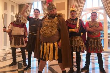 Flat Out Chariot Challenge team building activity