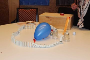 the domino effect creative team building activity