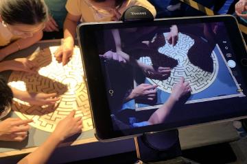 Team escaping the maze ipad