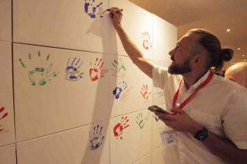 Corporate painting activity