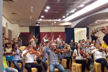 crescendo music team building bulgaria