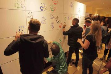 Corporate painting activity