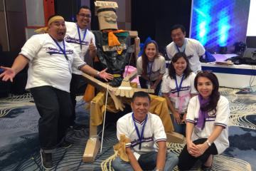 creative team building activity