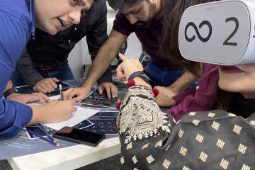 Vr team building game