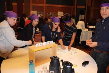 the domino effect creative team building activity