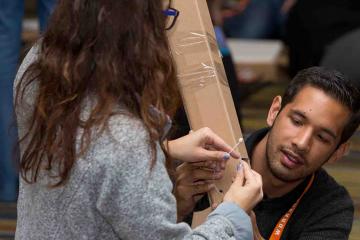 fun creative team building challenge