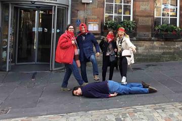 interactive team building treasure hunt catalyst uk