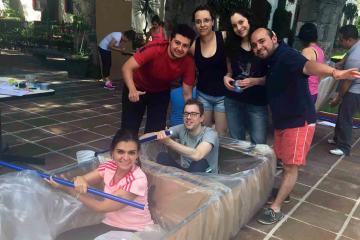 fun creative team building challenge