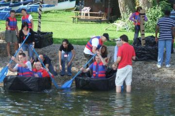 flat out afloat creative team building afloat