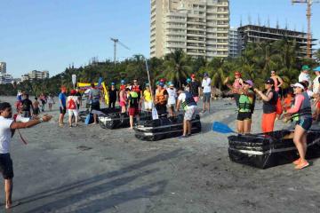 flat out afloat creative team building catalyst colombia