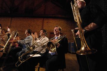 orchestrate music team building activity