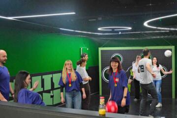 quickfire soccer football-themed team building activity