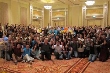 conference group photo team building