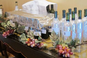 bottles calling the shots competitive team building activity