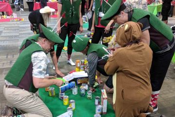 hole in one charity team building activity