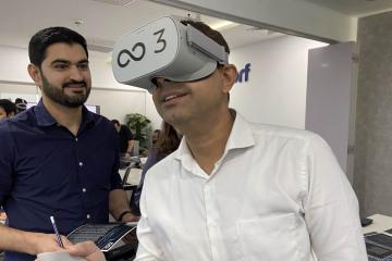 Vr team building game