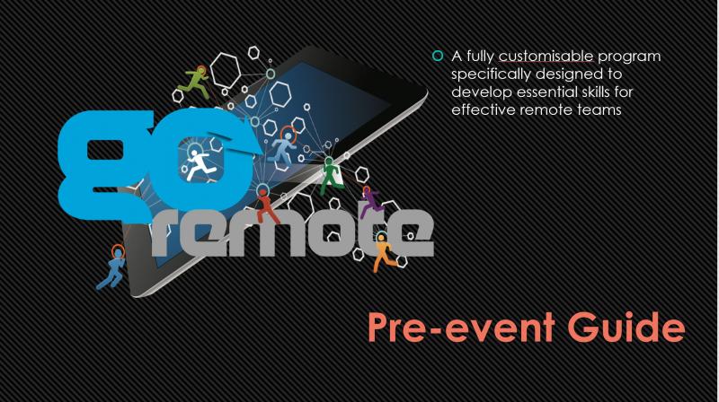 Go Remote - Pre-event Guide