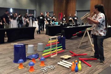 music team building activity catalyst chile