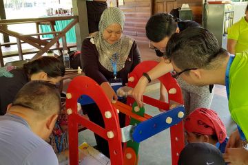 collaborative team work exercise