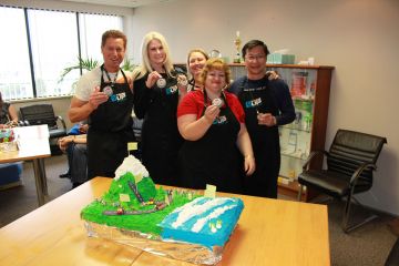 cake off food team building activity