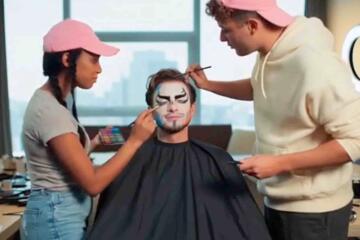 creative team building activity utilising AI