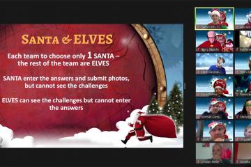 festive themed team building